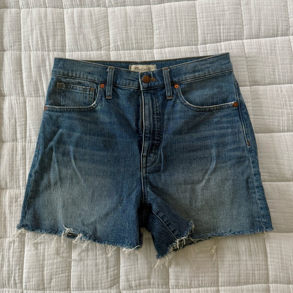 Madewell High Rise Denim Shorts